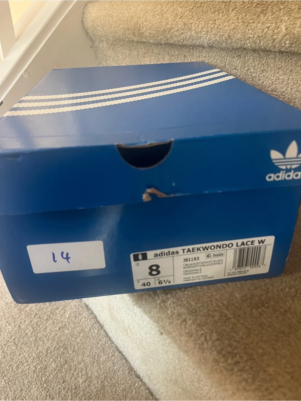 Adidas Taekwondo LA Black/White Training Shoes